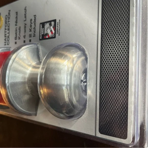 Defiant Keyed Entry Door Knob "Hartford Collection" 4 way Latch #881 996, new - Picture 6 of 6